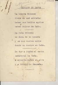 Canción de zafra