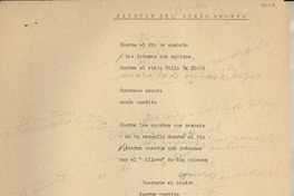 Canción del sueño brusco