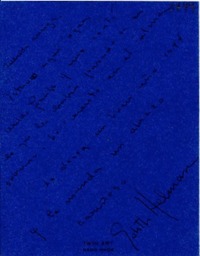 [Tarjeta] 1943, [Estados Unidos] [a] Gabriela Mistral