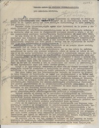 Recado sobre un chileno vasco : Balmaceda