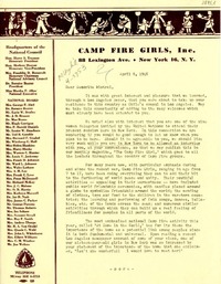 [Carta] 1946 abr. 8, N. York, [EE.UU.] [a] Gabriela Mistral