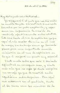 [Carta] 1946 abr. 22, [Estados Unidos] [a] Gabriela Mistral