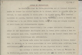 Chile en Petrópolis