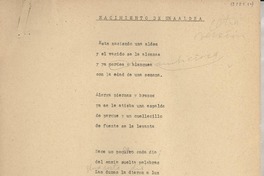 Nacimiento de una aldea