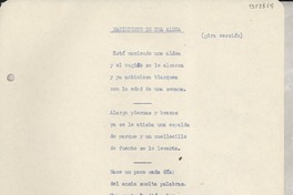 Nacimiento de una aldea