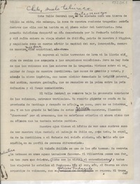 Chile, suelo telúrico