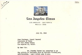 [Carta] 1946 jul. 23, Los Angeles, California [a] Juan Pradenas, Los Angeles, California