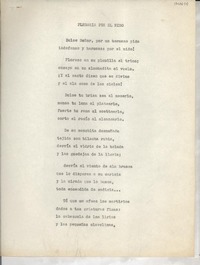 Plegaria por el nido