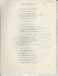 Las primeras violetas