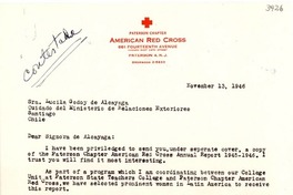 [Carta] 1946 nov. 13, New Jersey, [EE.UU.] [a] Lucila Godoy de [sic] Alcayaga, Santiago, Chile