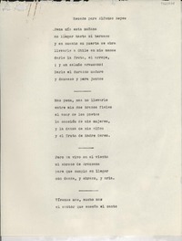 Recado para Alfonso Reyes