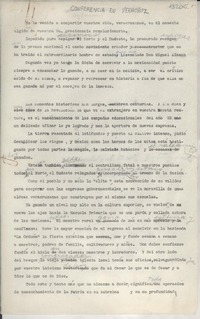 [Conferencia en Veracruz]