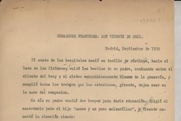 Corazones franceses : san Vicente de Paul