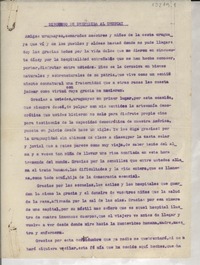 Discurso de despedida al Uruguay