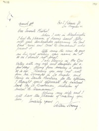 [Carta] [1948] Mar. 4, Los Angeles, [EE.UU.] [a] [Gabriela] Mistral