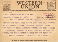 [Telegrama] 1947 dic. 20, Long Beach, California [a] Gabriela Mistral, Santa Bárbara, California