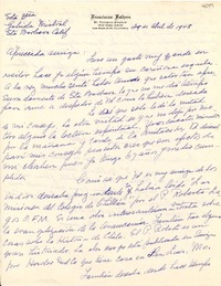 [Carta] 1948 abr. 29, Los Angeles, California [a] [Gabriela Mistral]