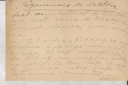 Experiencia de lectora