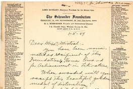 [Carta] 1949 mayo 1, Saint Louis, [EE.UU.] [a] Gabriela Mistral