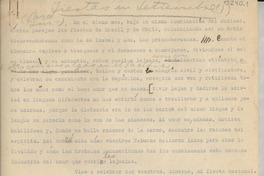 Fiestas en setiembre