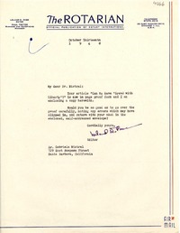 [Carta] 1948 oct. 13, Chicago, Illinois [a] Gabriela Mistral, Santa Bárbara, California