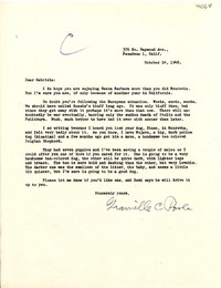 [Carta] 1948 oct. 14, Pasadena, California [a] Gabriela Mistral