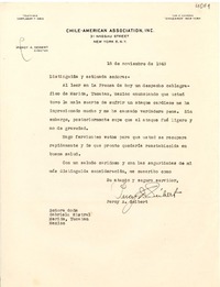 [Carta] 1948 nov. 18, N. York [a] Gabriela Mistral, Mérida, México