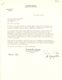 [Carta] 1950 mar. 8, Wellesley, Massachusetts, [E.E.U.U.] [a] Gabriela Mistral, Washington D. C., [E.E.U.U.]