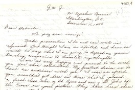 [Carta] 1950 dic. 11, Washington D. C. [a] Gabriela Mistral