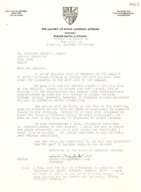 [Carta] 1951 ene, Webster Groves, Missouri [a] Gabriela Mistral, Veracruz, México