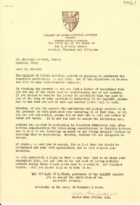 [Carta] 1951 oct. 1, Webster Groves, Missouri [a] Gabriela Mistral, Rapallo, Italia