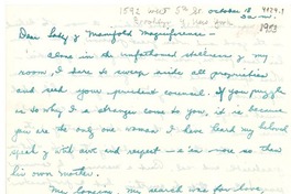 [Carta] [1953?] dic. 18, New York [a] [Gabriela Mistral?]