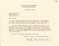 [Carta] 1953 oct. 30, Marty, Dakota del Sur [a] Gabriela Mistral, Long Island, New York