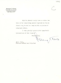 [Carta] 1954 abr. 1, Nueva York [a] Gabriela Mistral