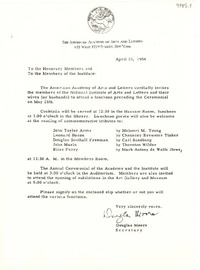 [Carta] 1954 abr. 26, New York [a] Gabriela Mistral