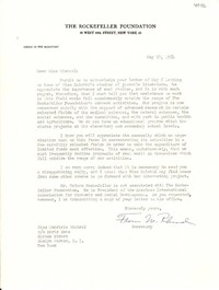 [Carta] 1954 mayo 18, New York [a] Gabriela Mistral