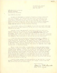 [Carta] 1954 jul. 26, Madison, Wisconsin [a] Gabriela Mistral, Los Ángeles, California