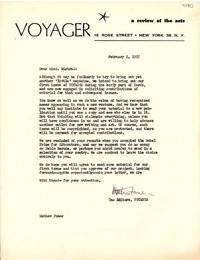 [Carta] 1955 mayo 2, [New York] [a] [Gabriela] Mistral