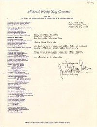 [Carta] 1955 feb. 24, New Orleans, La. [a] [Gabriela Mistral]