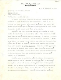 [Carta] 1955 nov. 24, Bloomington, Illinois [a] Gabriela Mistral, Long Island, New York