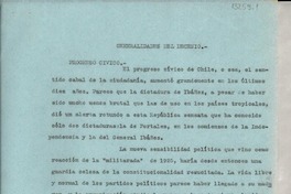 Generalidades del decenio