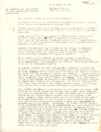 [Carta] 1956 abr. 18, New York [a] Gabriela Mistral
