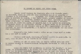 El hombre de Elqui : don Pedro Moral