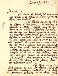 [Carta] 1945 jun. 3, Montevideo, Uruguay [a] Gabriela Mistral