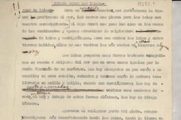 Recado sobre las islas