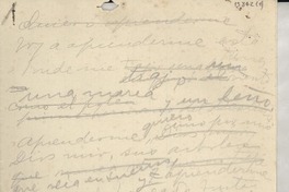 [Quiero aprenderme esta tierra]