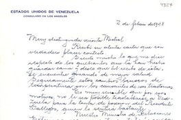 [Carta] 1948 feb. 2, Los Angeles, [E.E.U.U.] [a] [Gabriela Mistral]