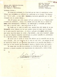 [Carta] 1949, Caracas, Venezuela [a] Gabriela Mistral, Los Ángeles, California