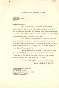 [Carta] 1950 nov. 22, Caracas [a] Gabriela Mistral, Veracruz