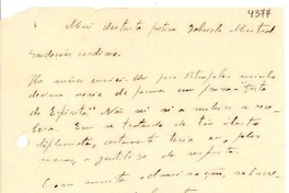 [Carta] 1942 sept. 16, Tres Pontas, Minas Gerais [a] Gabriela Mistral
